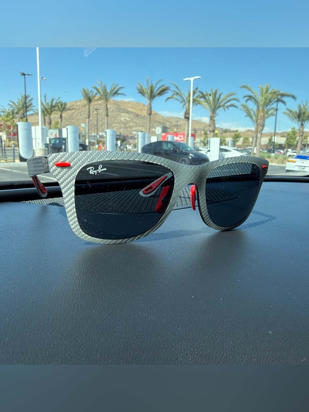 Rayban Ferrari Scuderia Carbon fiber wayfer